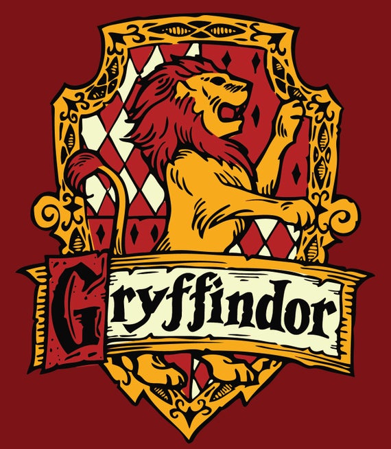 Hogwarts house Gryffindor badge
